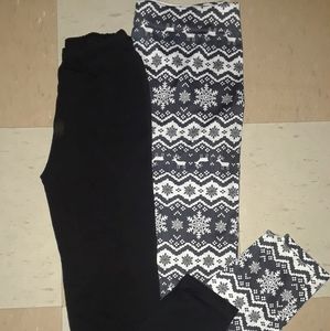 2 pairs leggings!